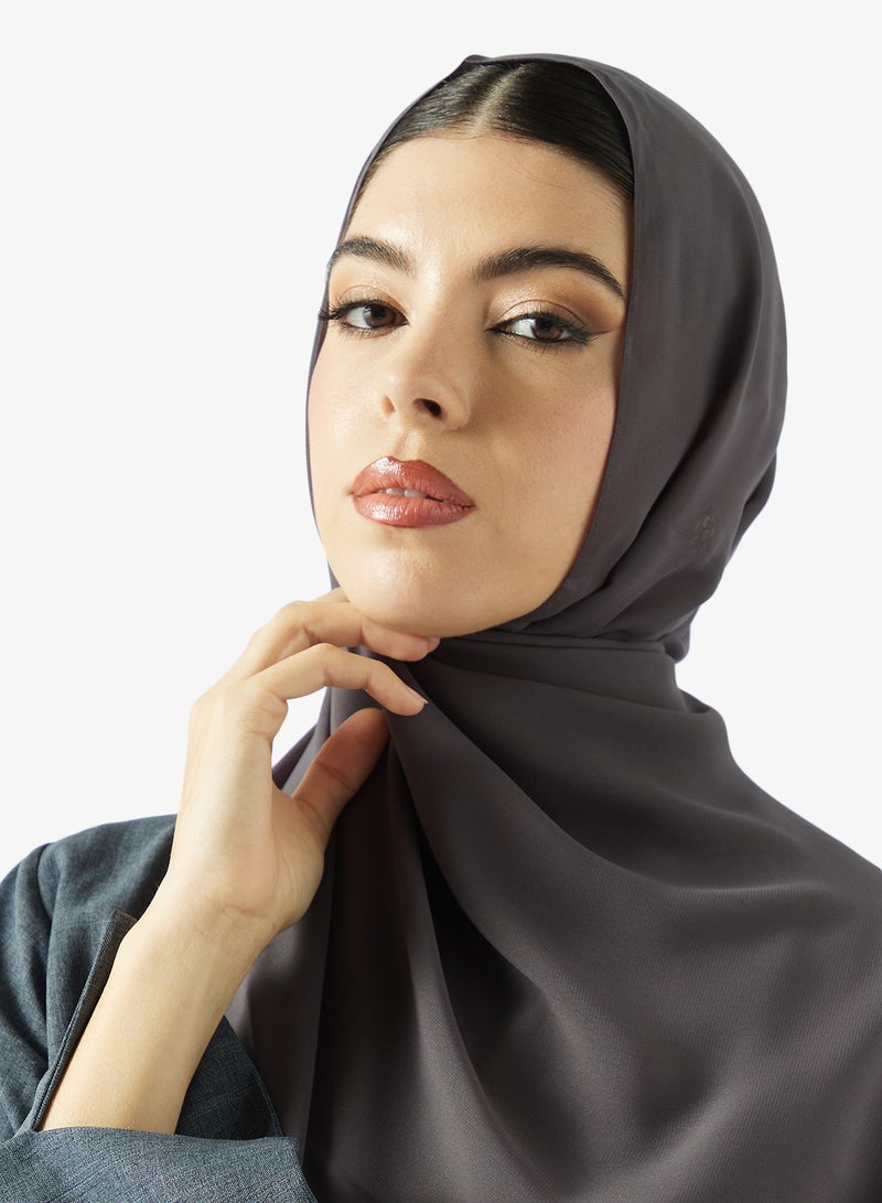hayas closet Floral Embroidered And Embellished Open Front High Neck Abaya - Image 4